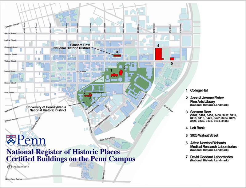 Download the PDF of Penn area map