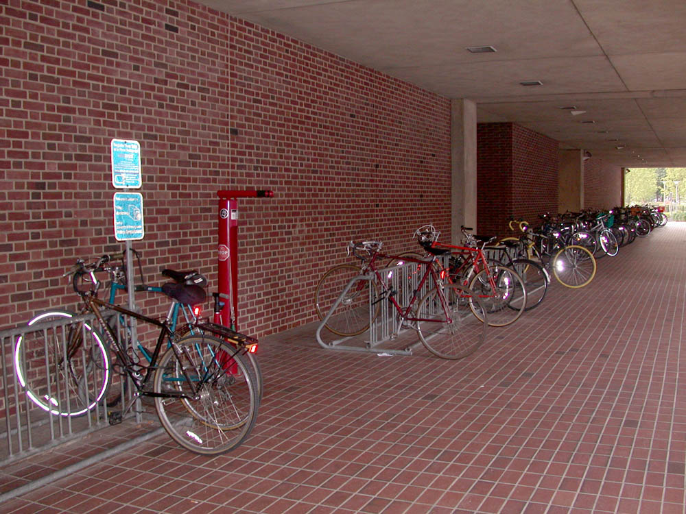 bike rack for Chemistry building Chemistry building bike rack