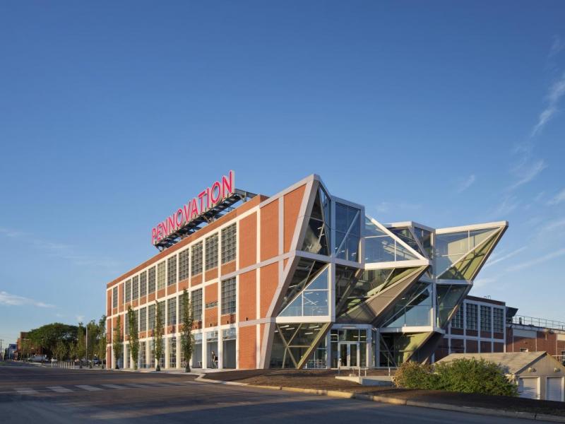 Pennovation Works is anchored by the Pennovation Center