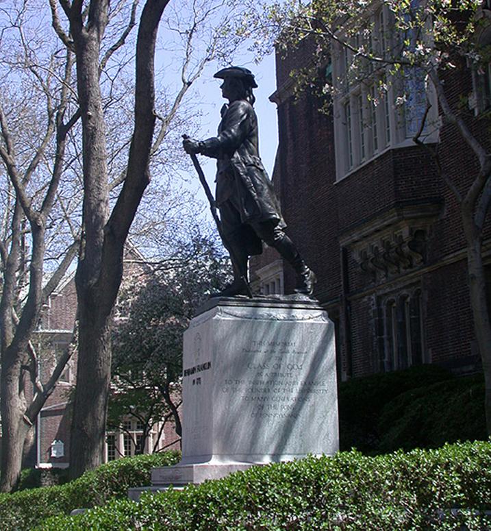 The Youthful Franklin statue