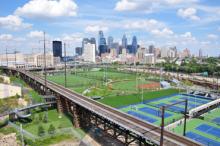 Penn Park aerial view