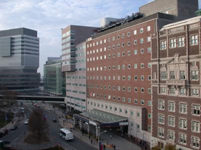 Hospital of the University of Pennsylvania as seen from across the street