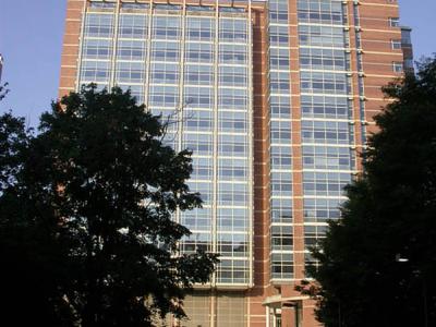 Biomedical Research Building as seen from the street