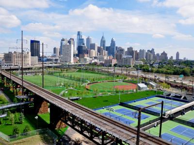 Penn Park aerial photo