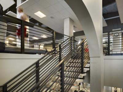 George A. Weiss Pavilion staircase
